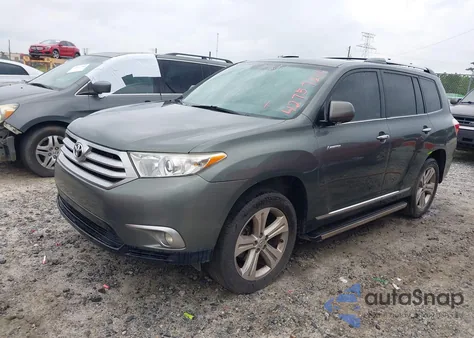 2013 Toyota Highlander Limited V6 z USA, uszkodzony, nr VIN 5TDYK3EH1DS116632
